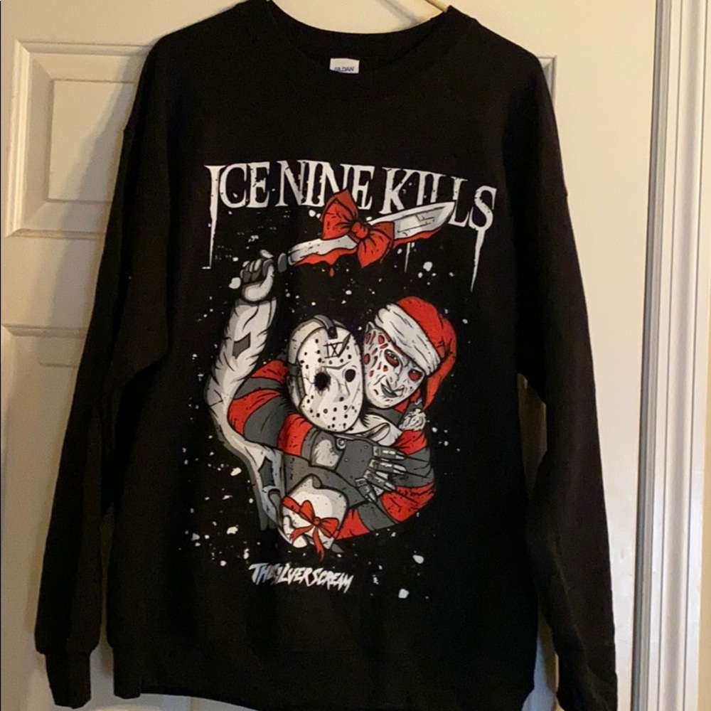INK Freddy ve Jason Christmas sweatshirt